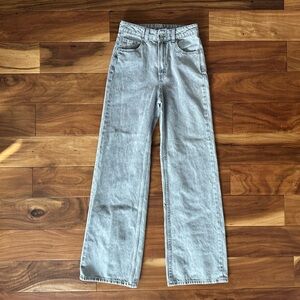 Divided Grey Denim Straight Leg Jeans size 0
